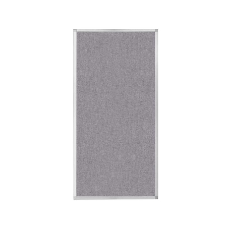Versare Hush Panel Configurable Cubicle Partition 3' x 6' Cloud Gray Fabric 1852308